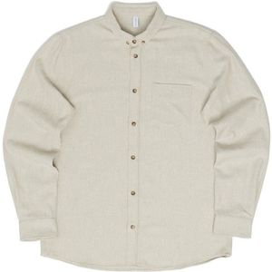 Mazine Melange Flannel Shirt Overhemd (Heren |beige)