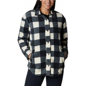 Columbia Womens Benton Springs Shirt Jacket Fleecevest (Dames |zwart)