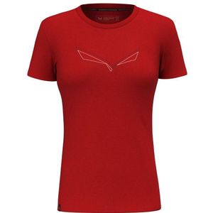 Salewa Womens Pure Eagle Frame Dry T-shirt T-shirt (Dames |rood)
