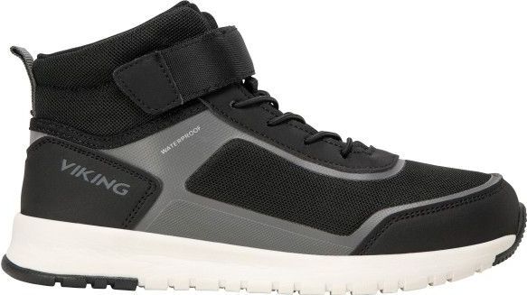 Viking Kids Equip Mid WP 1V Sneakers (Kinderen |zwart |waterdicht)