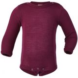 Engel - Romper l/s - Wol/Zijde - Pruim - 86/92