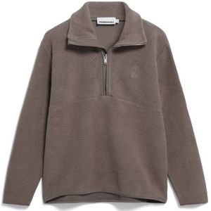 ARMEDANGELS - Haarleenaa - Fleecetrui - Grijs/Bruin