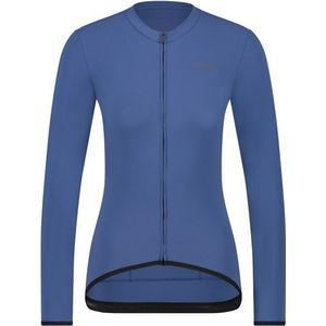 Shimano Womens Futuro Long Sleeves Jersey Fietsshirt (Dames |blauw)