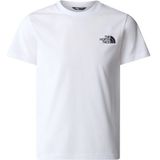 The North Face Teens S/S Simple Dome Tee T-shirt (Kinderen |wit)