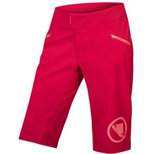 Endura Womens Singletrack Lite Shorts Fietsbroek (Dames |rood)