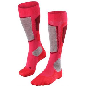 FALKE SK2 Skiën anti blaren, anti zweet merinowol wintersportsokken dames roze - Maat 35-36