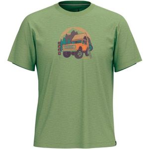 Smartwool Long Weekend Graphic Tee Merinoshirt (Heren |groen)