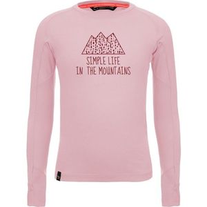 Salewa Kids Pure Graphic Dry L/S Tee Longsleeve (Kinderen |roze)