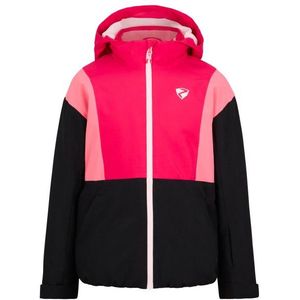 Ziener Kids Abbe-Z Ski-jas (Kinderen |zwart/roze |waterdicht)