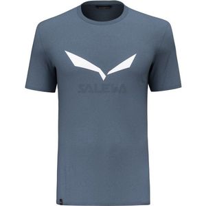 Salewa Solidlogo Dry T-Shirt Sportshirt (Heren |blauw)