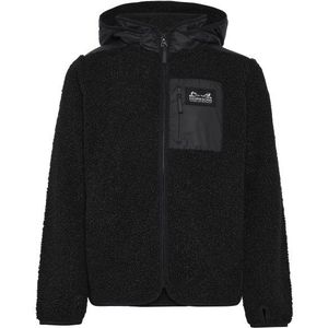 Didriksons - Kid's Exa Full Zip 3 - Fleecevest - Zwart