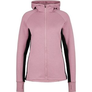 Stoic Womens MerinoFleece260 FlenSt Zip Hoody Merinohoodie (Dames |roze)