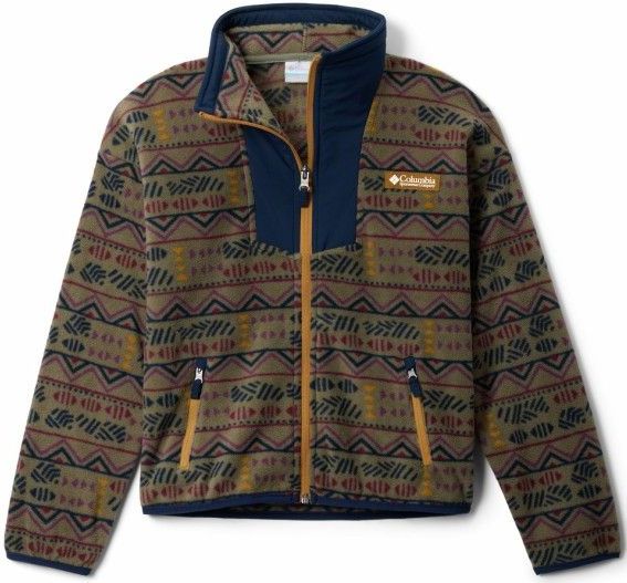 Columbia Kids Sequoia Grove Printed Full Zip Fleece Fleecevest (Kinderen |bruin)