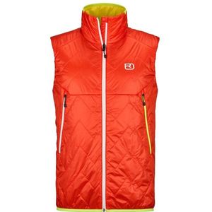 Ortovox Swisswool Piz Vial Vest Wollen bodywarmer (Heren |rood)