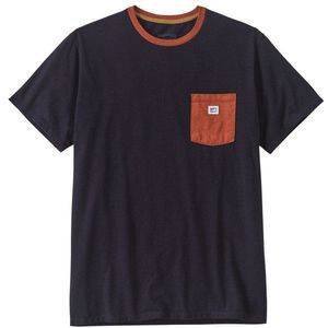 Patagonia Shop Sticker Pocket Responsibili-Tee T-shirt (blauw)