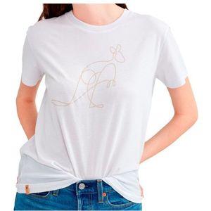 tentree Womens Australia Animal T-Shirt T-shirt (Dames |wit)