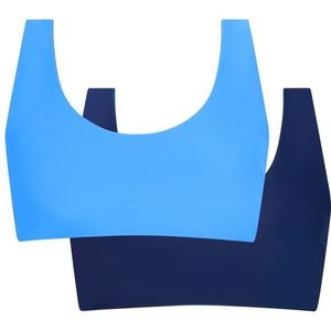 INASKA Womens Top Pure Bikinitop (Dames |blauw)