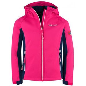 Trollkids Girls Kristiansand Jacket Softshelljack (Kinderen |roze)