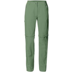 Vaude Womens Farley Stretch Zip Off T-Zip Pants II Trekkingbroek (Dames |groen)