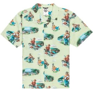 Element SBXE Camp S/S Youth Overhemd (Kinderen |groen)