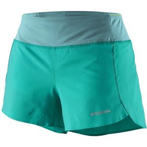 Patagonia Womens Strider Pro Shorts 3,5 Hardloopshort (Dames |turkoois)