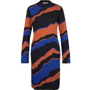 DEDICATED Womens Dress Lo Pepita Cats Jurk (Dames |meerkleurig)