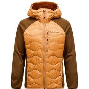 Peak Performance - Helium Down Hybrid Hood - Outdoor Vest - SIERRA SAND