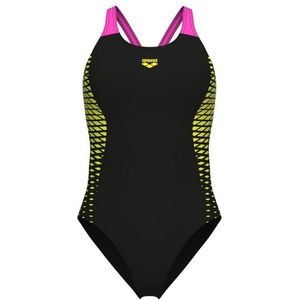 Arena Womens Openings Swimsuit V Back Badpak (Dames |zwart)