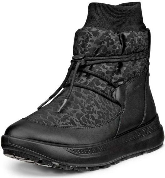 Ecco - Solice Mid Waterproof - Winterschoenen - Zwart