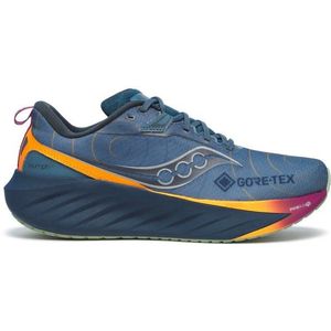 Saucony Triumph 22 GTX Hardloopschoenen (Heren |blauw |waterdicht)