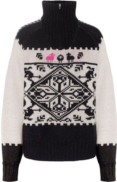 Kari Traa - Saga Knit - Trui - Grijs/Zwart