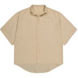 Overhemd - Oversized - Dubbellaags - Katoen - Blauw