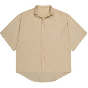 Overhemd - Oversized - Dubbellaags - Katoen - Blauw