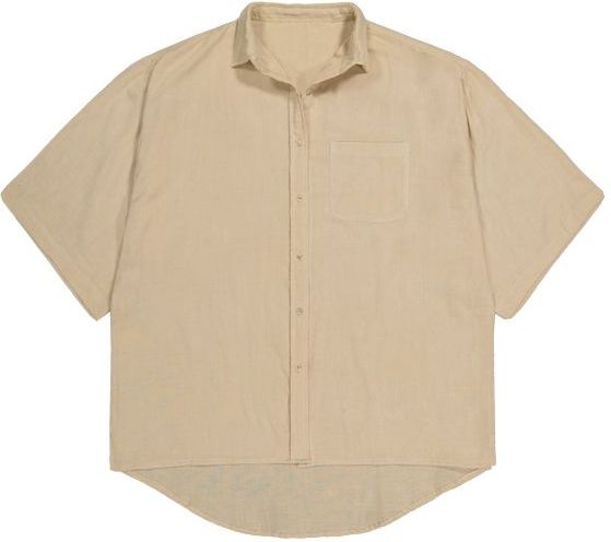 Overhemd - Oversized - Dubbellaags - Katoen - Blauw