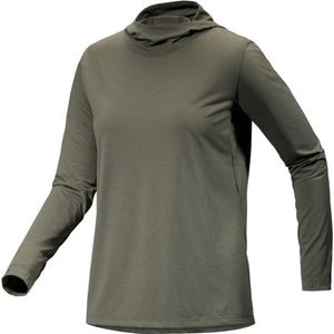 Arcteryx Womens Taema Hoody Sportshirt (Dames |olijfgroen)