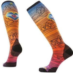 Smartwool - Ski Zero Cushion Geo Peaks Print - Skisokken - Meerkleurig