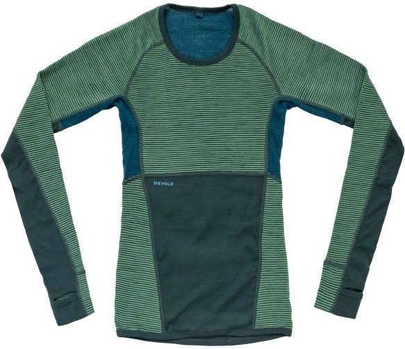 Devold - Tuvegga - Merino Shirt - Blauw - Merino-ondergoed