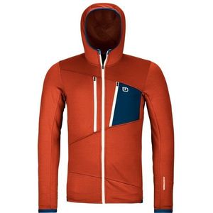 Ortovox Fleece Grid Hoody Fleecevest (Heren |rood)