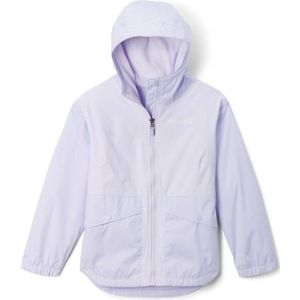Columbia Kids Rainy Trails Fleece Lined Jacket Elastic Regenjas (Kinderen |wit/purper |waterdicht)