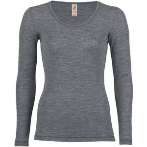 Engel Damen-Shirt L/S Ondergoed (Dames |grijs)