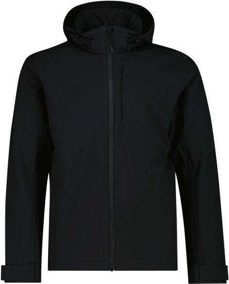 CMP Jacket Zip Hood Stretch Softshell Softshelljack (Heren |zwart |waterdicht)
