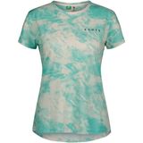 Scott Womens Tee Dri Tie Dye Sportshirt (Dames |turkoois)