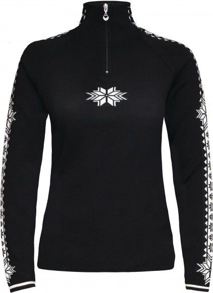 Dale of Norway Geilo Sweater - Trui - Dames Black / Off White