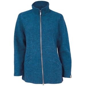 Ivanhoe of Sweden Womens Brodal Long Classic Wollen vest (Dames |blauw)