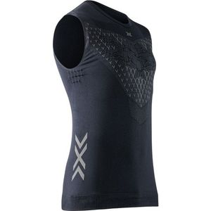 X-Bionic Twyce Run Singlet Hardloopshirt (Heren |zwart/blauw)