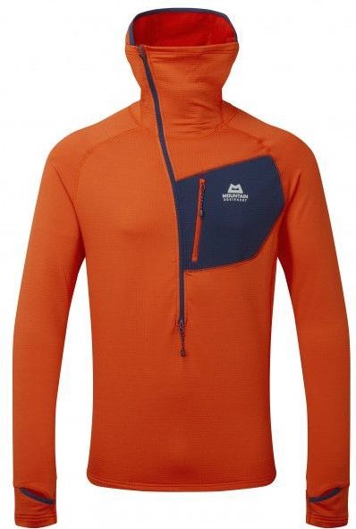 Mountain Equipment - Eclipse Hooded Zip T - Fleecetrui - Rood