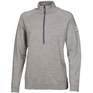 Ivanhoe of Sweden Womens Jana Half Zip Merinotrui (Dames |grijs)