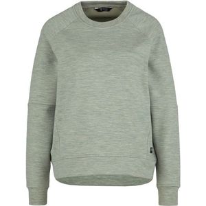 Stoic Womens MerinoFleece335 MMXX Lulea Crew Merinotrui (Dames |grijs)