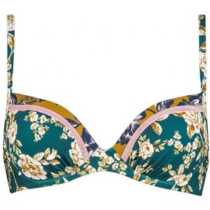 Watercult Womens Bikini Top Ottomane Flower 2 Bikinitop (Dames |meerkleurig)