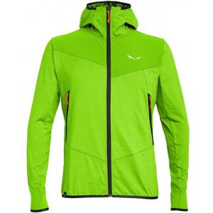 Salewa Agner Hybrid Polarlite Durastretch Fullzip Hoody Fleecevest (Heren |groen)